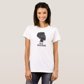 黒人女性の自画像 ブラックヒストリー月間 Tシャツ (正面フル)