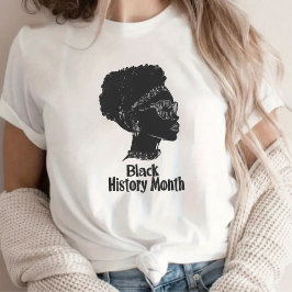 黒人女性の自画像 ブラックヒストリー月間 Tシャツ