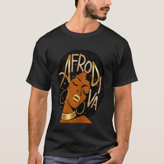 黒人女性の魔法、ぽってりとした唇、黒人女性、メラニン Tシャツ (正面)