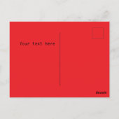 黒人女性の黒人歴史月間を祝う ポストカード (裏面)