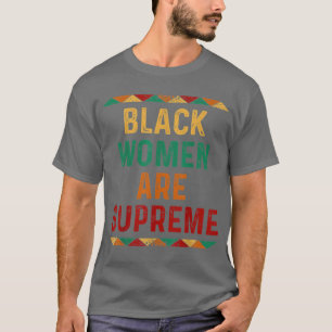 黒人女性はジャクソン・ベスト・シュプリーム Tシャツ