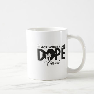 黒人女性はドラッグブラックヒストリーマンスアフロセントリック コーヒーマグカップ