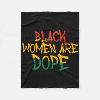 黒人女性はドラッグブラックヒストリー月間 アフロセントリック フリースブランケット