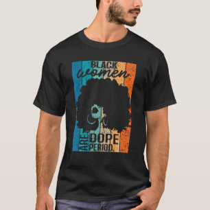 黒人女性はドーピングプライド黒人歴月BLA Tシャツ