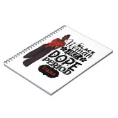 黒人女性はメドーピングロニン少女 ノートブック (左側)