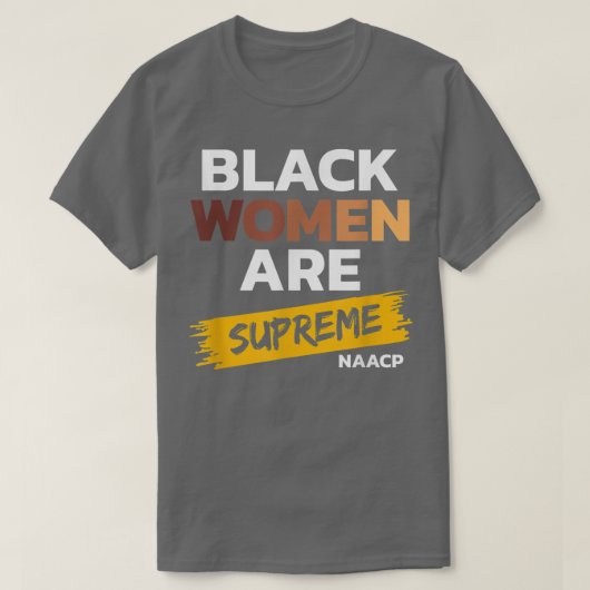 黒人女性は最高裁ジャクソン第一主席 Tシャツ (デザイン正面)