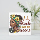 黒人女性は皆女王だ 招待状 (スタンド正面)