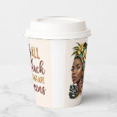 黒人女性は皆女王だ 紙コップ (左)