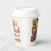 黒人女性は皆女王だ 紙コップ (右)