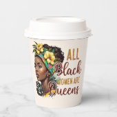 黒人女性は皆女王だ 紙コップ (正面)