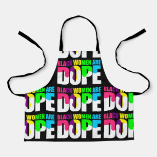 黒人女性は黒いドーピングプライドの歴史 エプロン