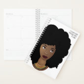 黒人女性は、常に行くまで不可能に見える プランナー手帳 (ディスプレー)