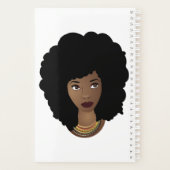 黒人女性は、常に行くまで不可能に見える プランナー手帳 (裏面)