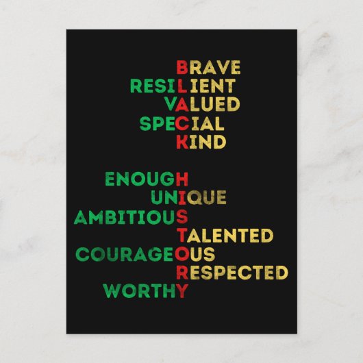 黒人女性アフリカ系アメリカ人メラニン女性sista シーズンポストカード (正面)