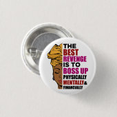 黒人女性アフリカ系アメリカ人メラニン女性sista 缶バッジ (正面&裏面)