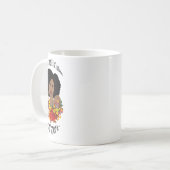 黒人女性アフリカ諺引用文知恵アート コーヒーマグカップ (正面左)