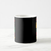 黒人女性アフロ髪の黒い履歴月I Am Bla コーヒーマグカップ (中央)