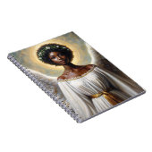 黒人女性エンジェル宗教美術 ノートブック (右側)