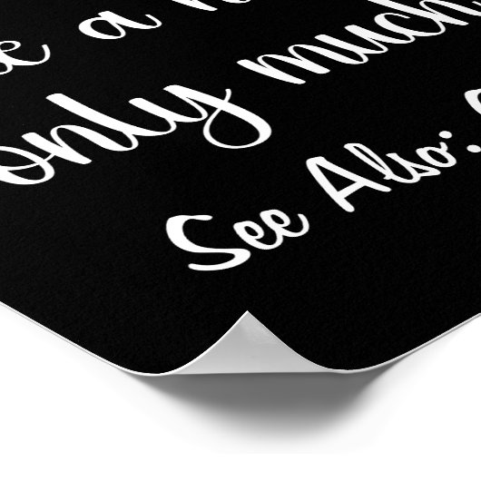 黒人女性エンジニア定義おもしろい女性 ポスター (角)