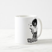 黒人女性クイーンブラックライフ・マター コーヒーマグカップ (正面右)