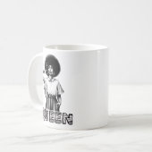 黒人女性クイーンブラックライフ・マター コーヒーマグカップ (正面左)
