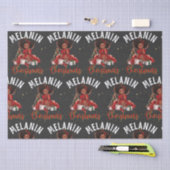 黒人女性クリスマスメラニンシアスタシスタクリスマスシスタ 薄葉紙 (クラフト)