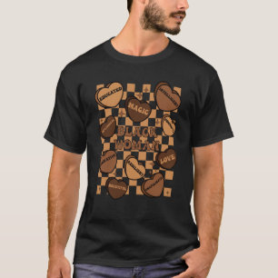 黒人女性グルーヴィー黒人歴史月謝 Tシャツ