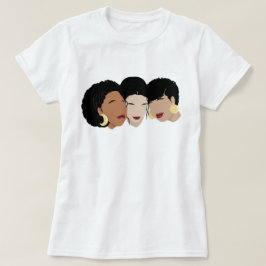黒人女性シスター・フレンズ Tシャツ
