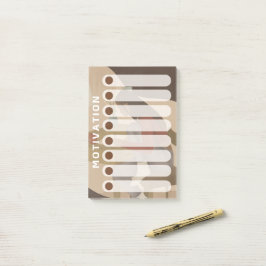 黒人女性デイリー週次モチベーション・リスト ポストイット