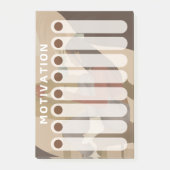 黒人女性デイリー週次モチベーション・リスト ポストイット (正面)