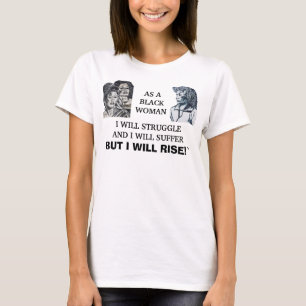 黒人女性トップに対する不正 Tシャツ