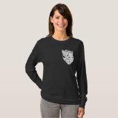 黒人女性ハートグラフィックTシャツ Tシャツ (正面フル)