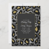 黒人女性バースデーパーティー 招待状 (裏面)