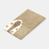 黒人女性ポートレートクリスチャン聖なる書物、 経典ライン ポストイット (アングル)