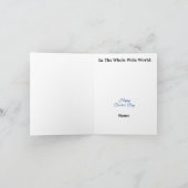 黒人女性医師挨拶カード カード (内部)