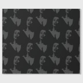 黒人女性吸血鬼スプオックハロウィーン ラッピングペーパー (フラット)