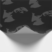 黒人女性吸血鬼スプオックハロウィーン ラッピングペーパー (角)