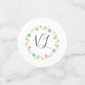 黒人女性妊婦の紙吹雪 コンフェッティ (スモール正面)