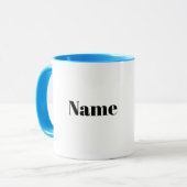 黒人女性家屋絵師名マグ マグカップ (正面左)