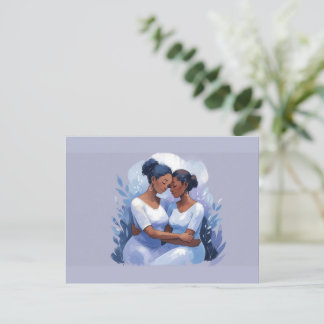 黒人女性感謝ポストカード ポストカード