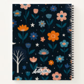 黒人女性祈りの言葉スパイラルノート ノートブック (裏面)