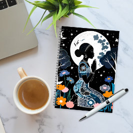 黒人女性祈りの言葉スパイラルノート ノートブック