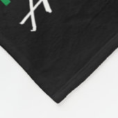 黒人女性話は聞と学Afo フリースブランケット (角)