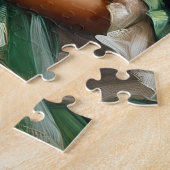 黒人女性読A本屋内 ジグソーパズル (側面)