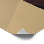 黒人女性：キュービストの芸術作品 ポスター (角)