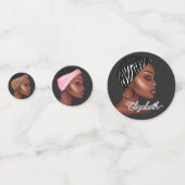 黒人女性 コンフェッティ (裏面)