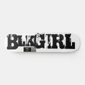 黒人女性 スケートボード (横)