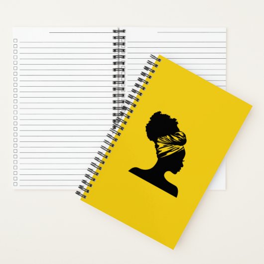 黒人女性 ノートブック (内側)