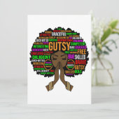 黒人女性 メラニン シスタ ジュンティース クイーン 女性 招待状 (スタンド正面)