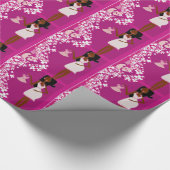 黒人女性 ラッピングペーパー (角)